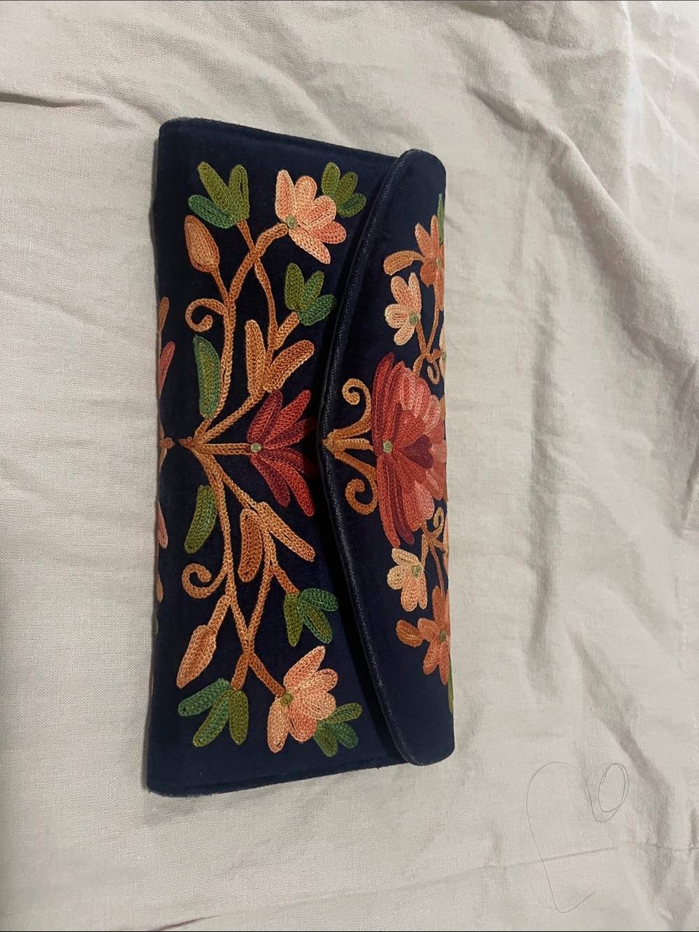 Kashmiri Style Handmade Embroidered Women’s Wallet